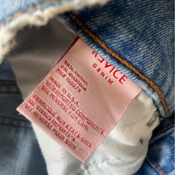 Revice Jeans Dream Fit Sweet Monday Wash Distressed High Waisted Denim size 26 - Picture 9 of 10